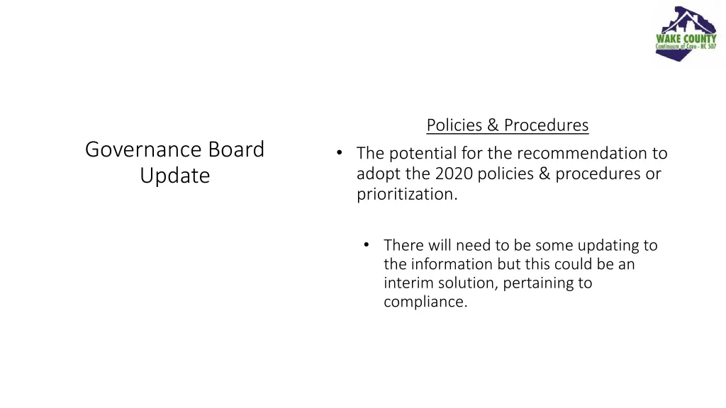 policies procedures