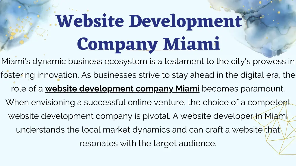 website development company miami miami s dynamic