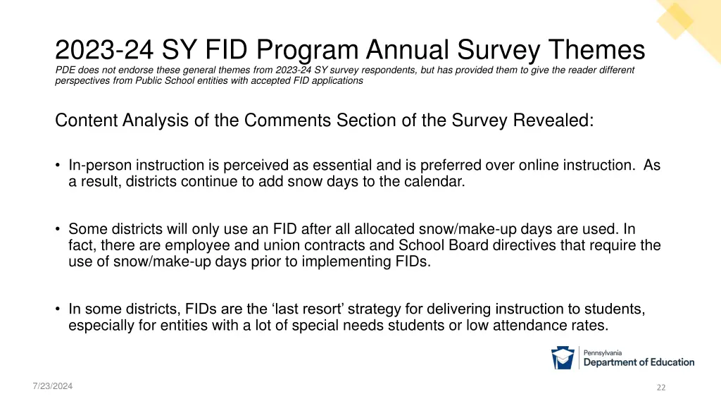 2023 24 sy fid program annual survey themes 2