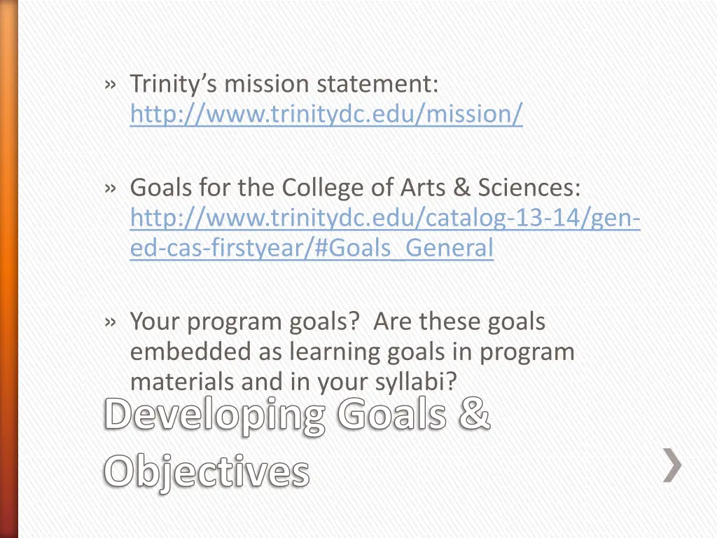 trinity s mission statement http www trinitydc