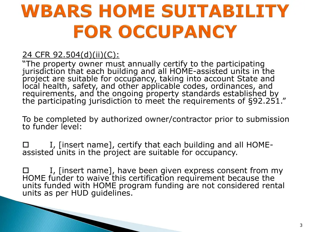 24 cfr 92 504 d ii c the property owner must