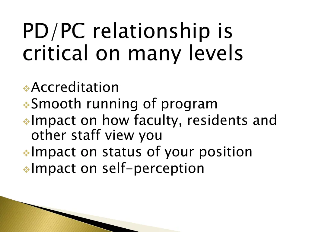 pd pc relationship is critical on many levels