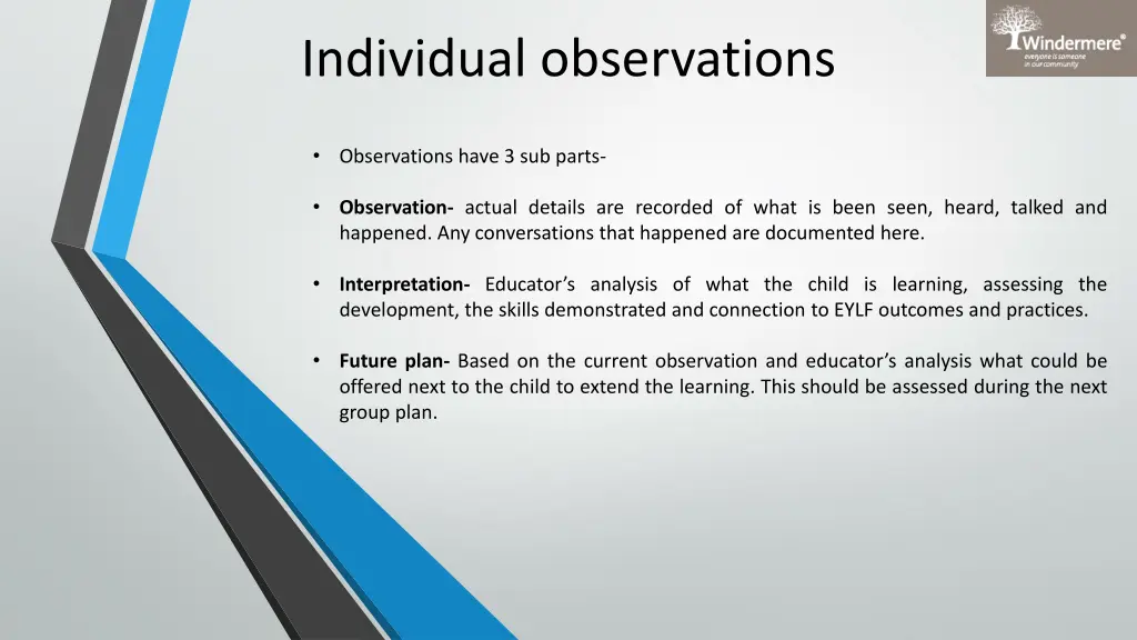 individual observations 1