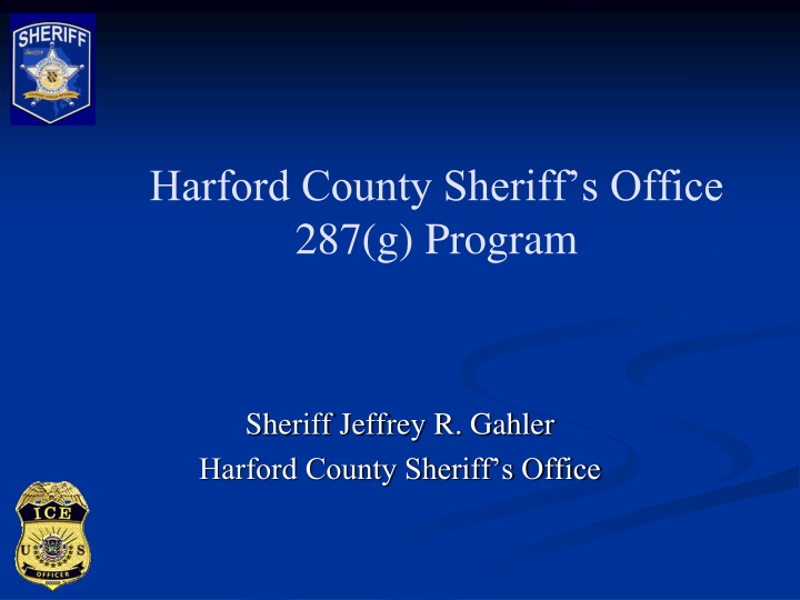 harford county sheriff s office 287 g program