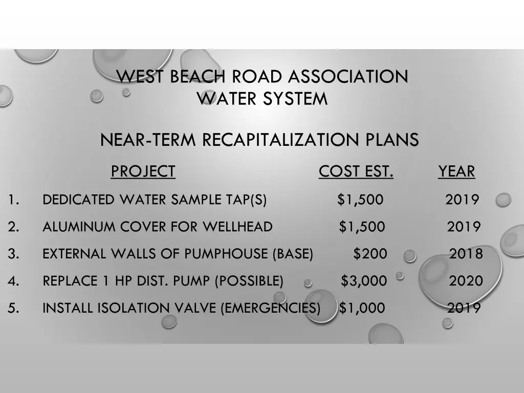 west beach road association water system 6