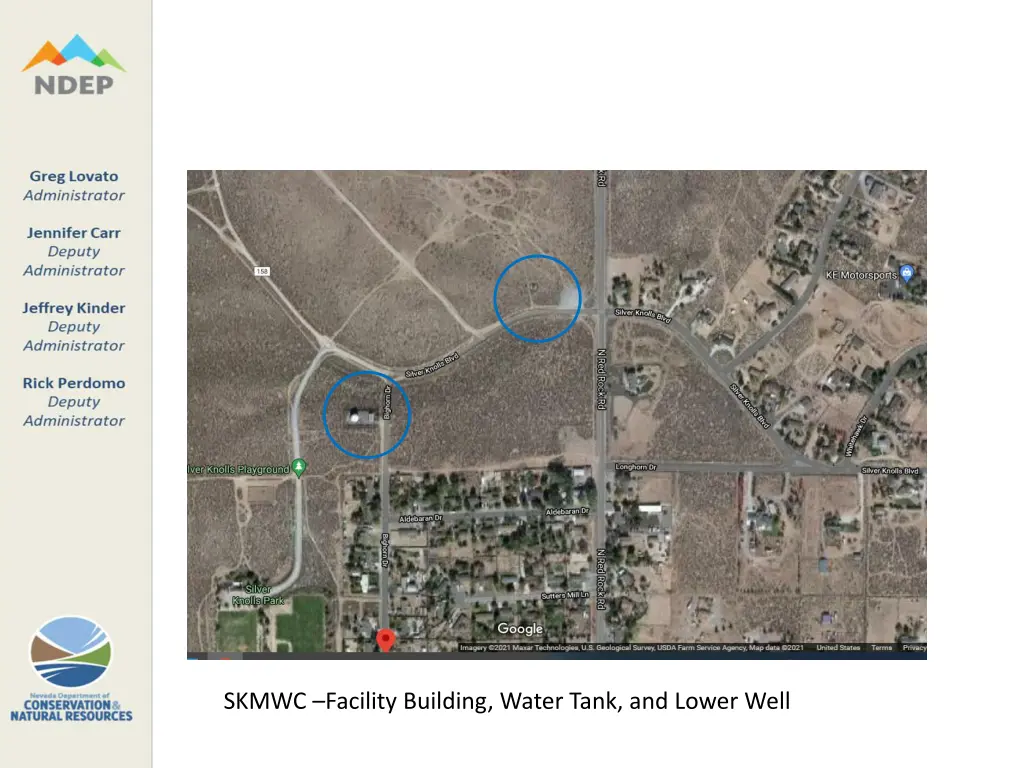 skmwc facility building water tank and lower well