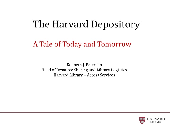 the harvard depository