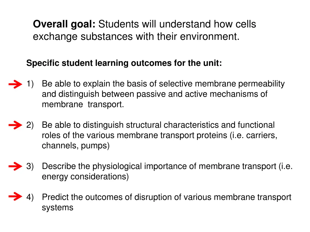 overall goal students will understand how cells 1