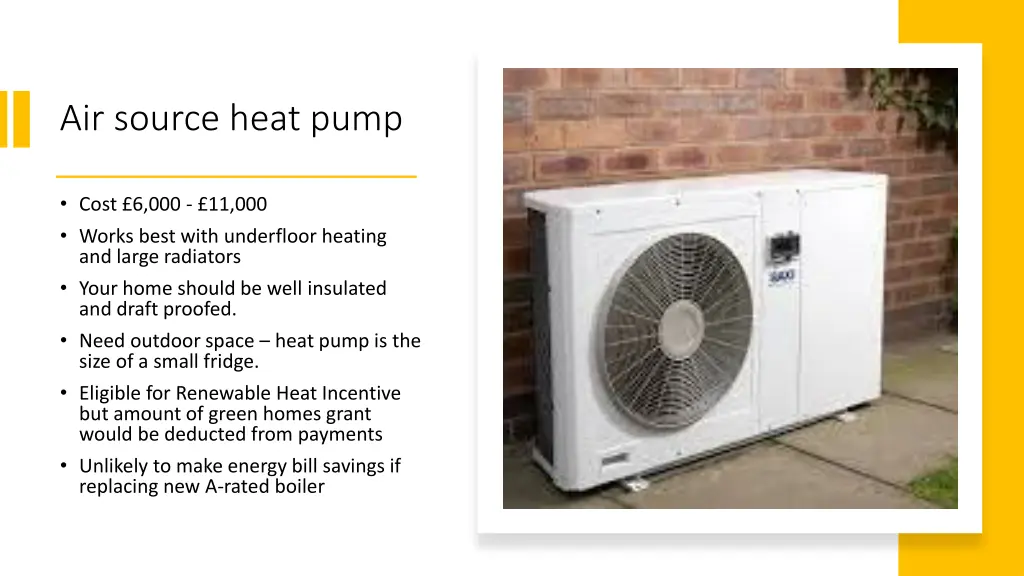 air source heat pump