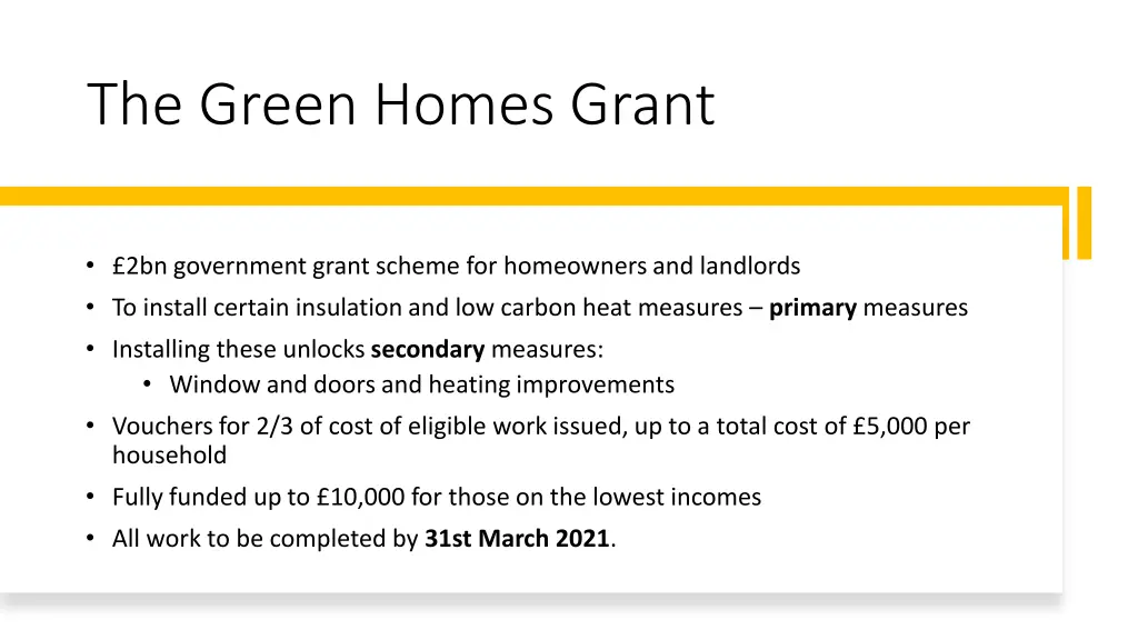 the green homes grant