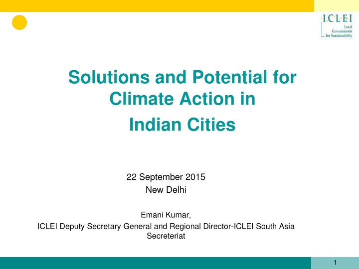 solutions and potential for climate action