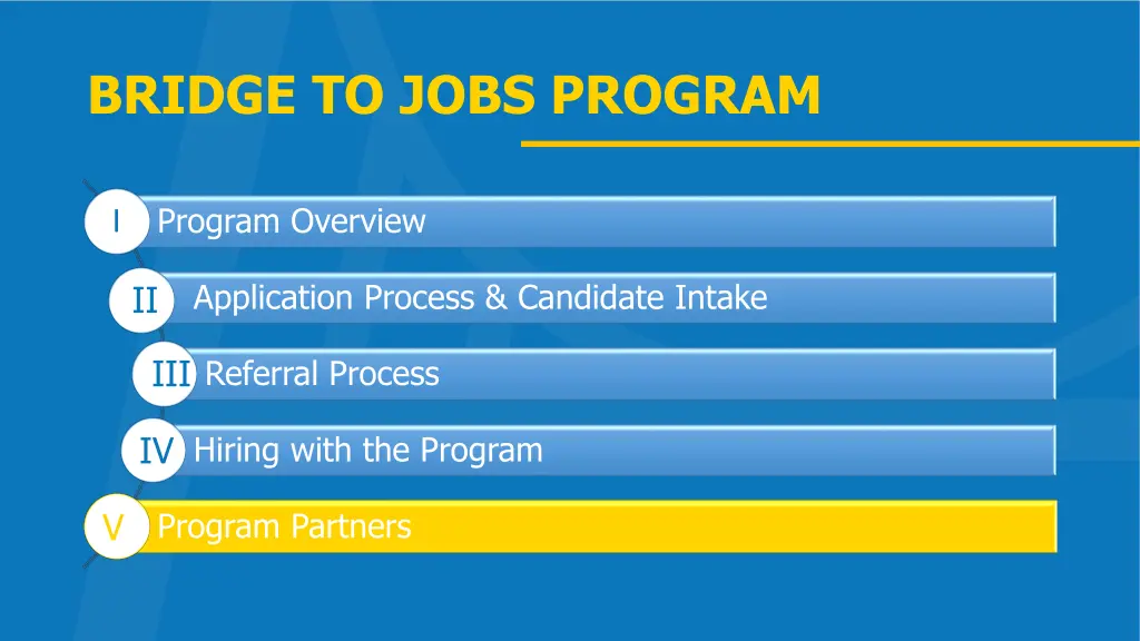 bridge to jobs program 6