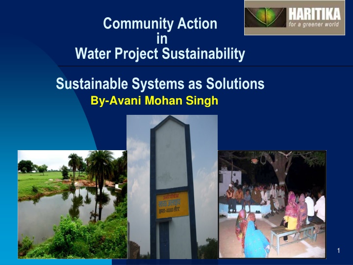 community action in water project sustainability