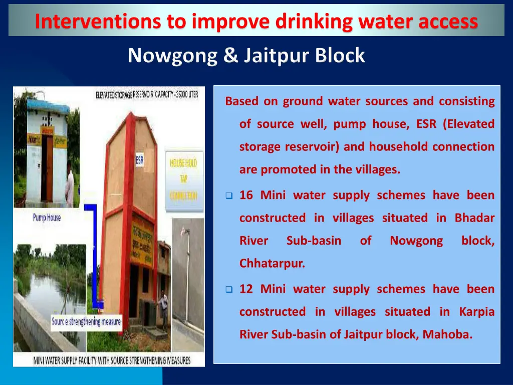 interventions to improve drinking water access