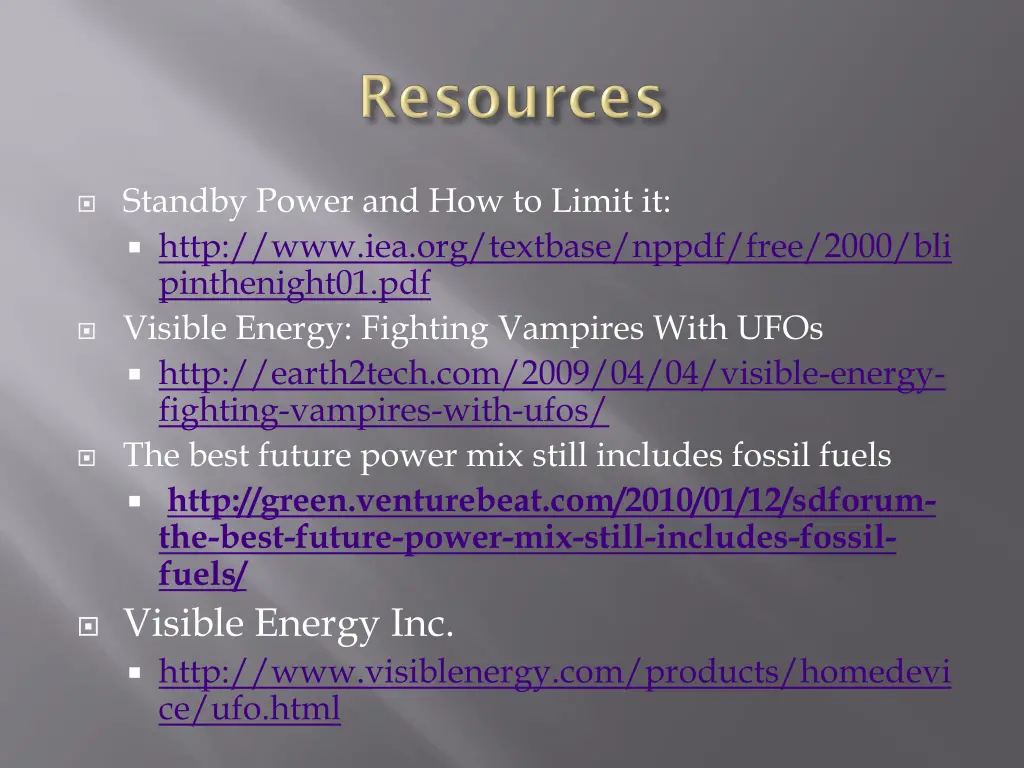 standby power and how to limit it http