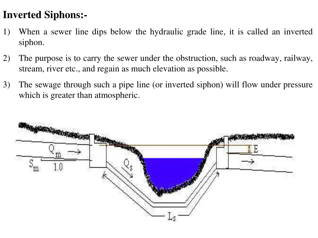 inverted siphons