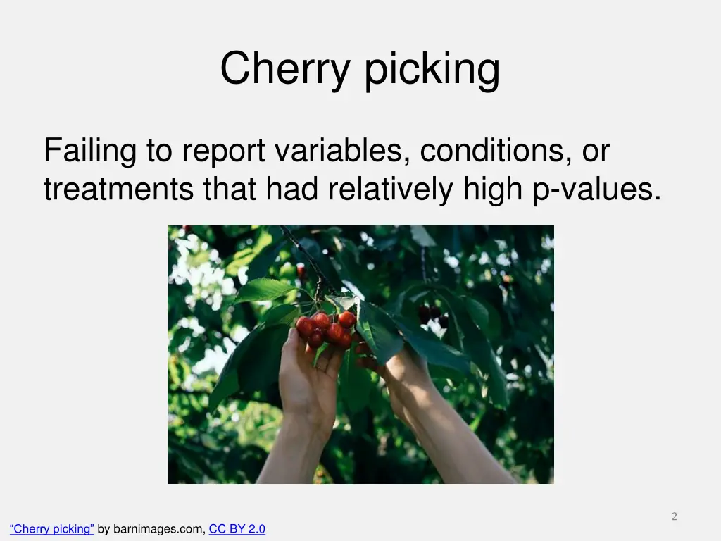 cherry picking