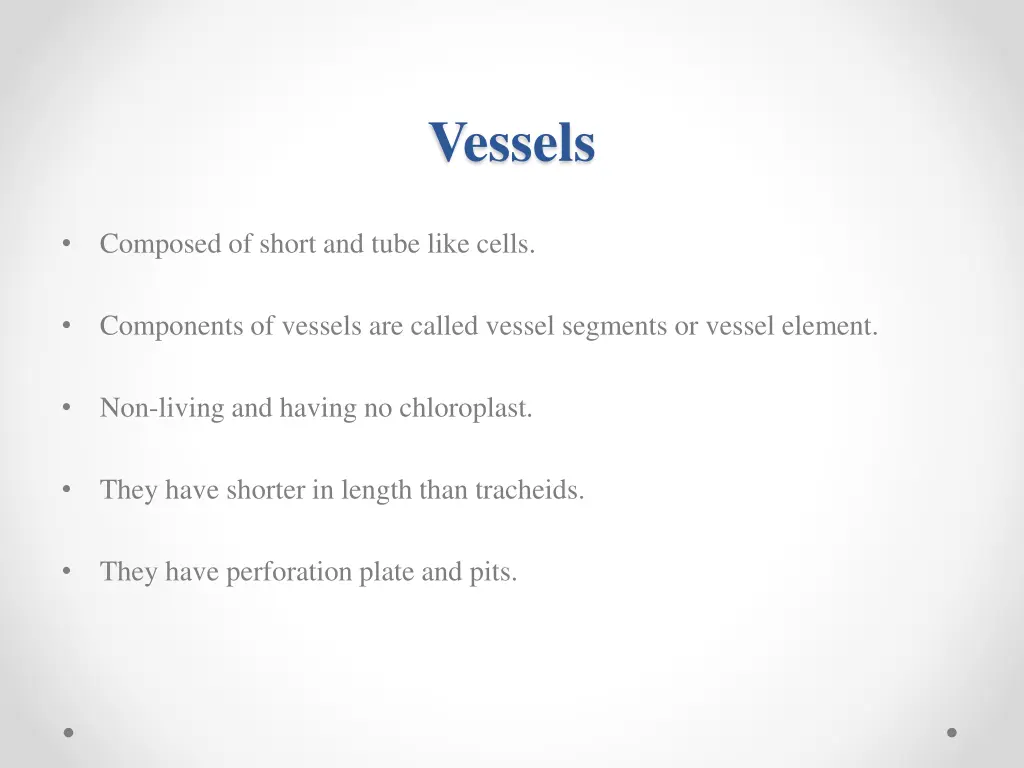 vessels