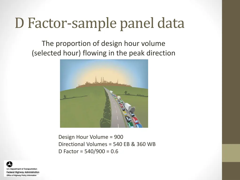 d factor sample panel data