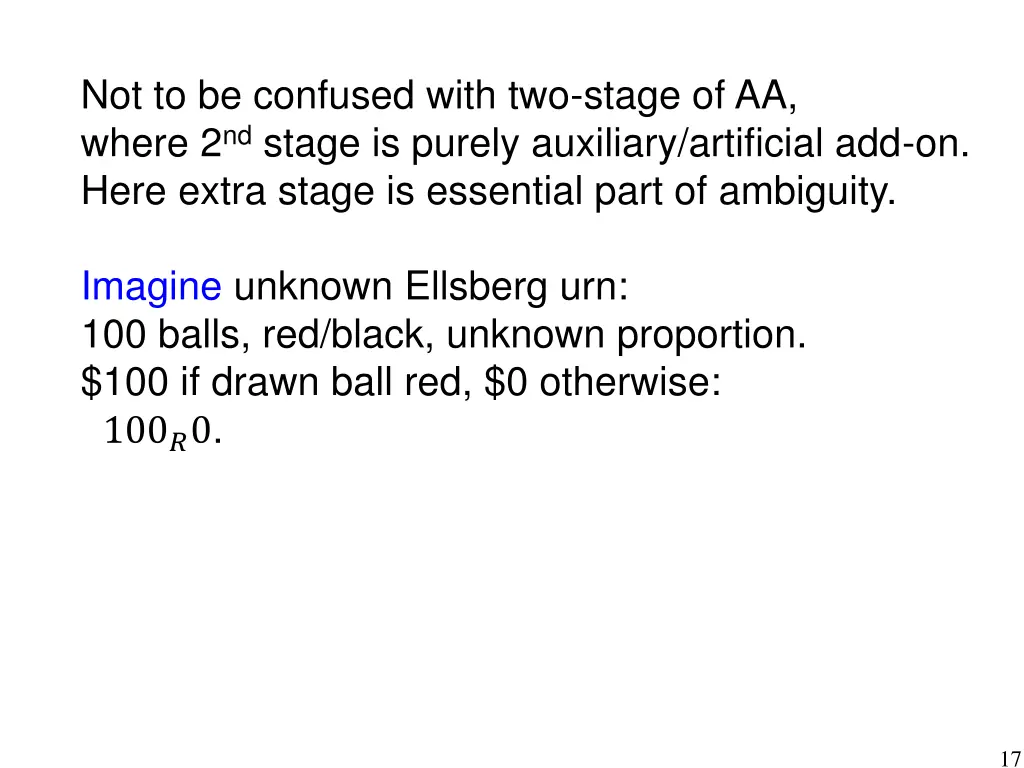 not to be confused with two stage of aa where