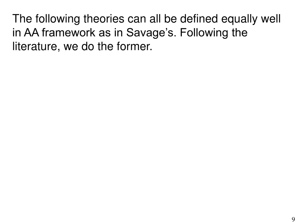 the following theories can all be defined equally