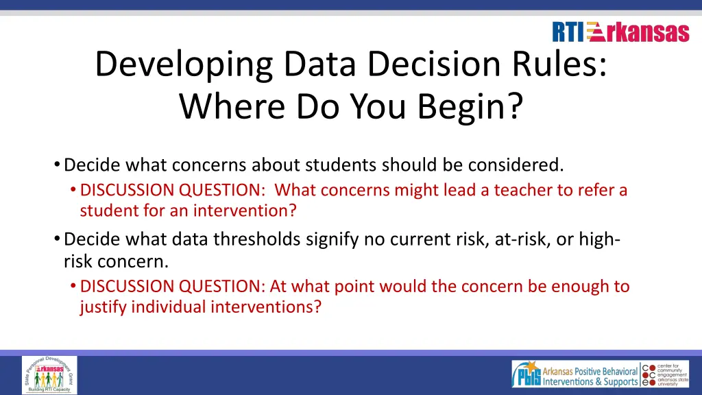 developing data decision rules where do you begin