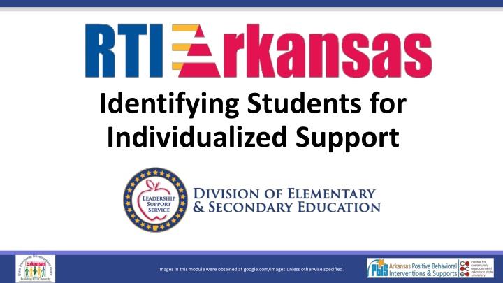 identifying students for individualized support