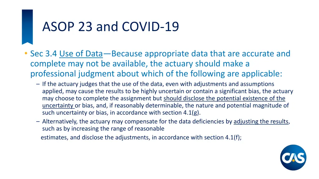 asop 23 and covid 19 2