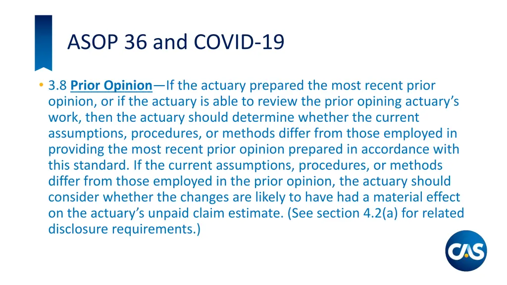 asop 36 and covid 19