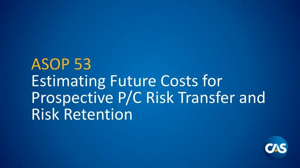 asop 53 estimating future costs for prospective