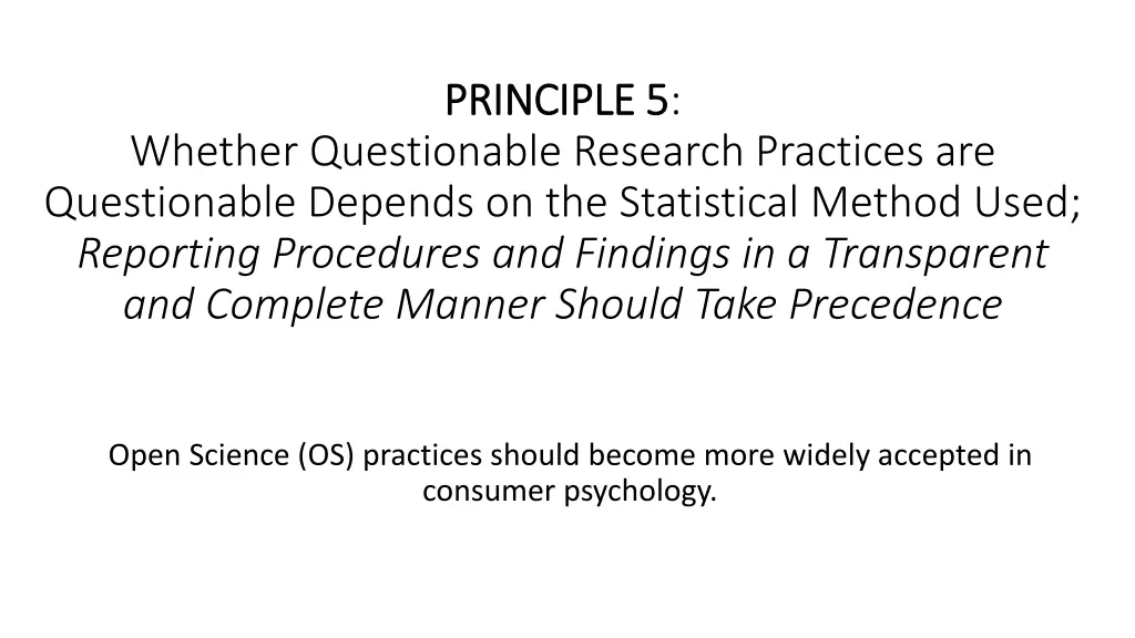 principle 5 principle 5