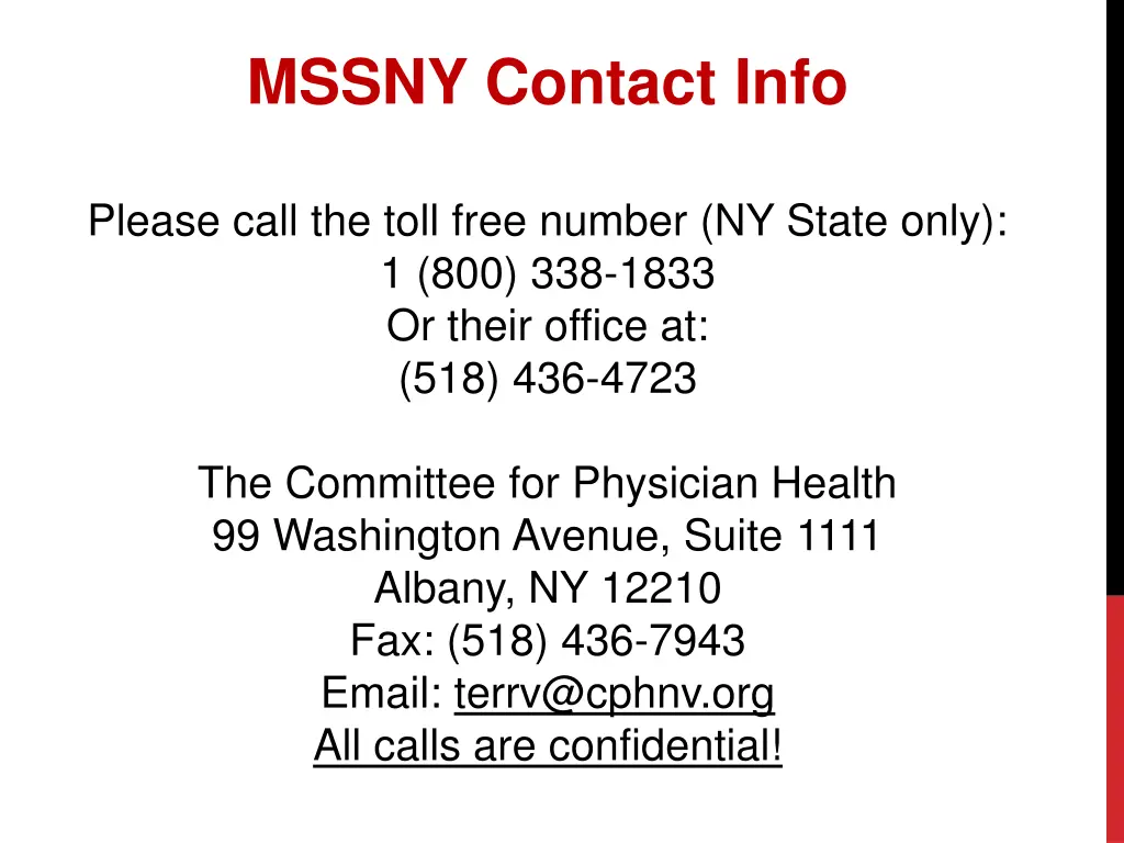 mssny contact info