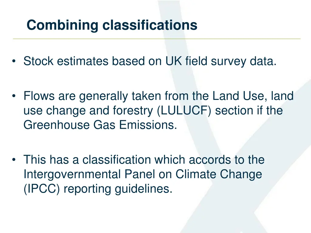 combining classifications