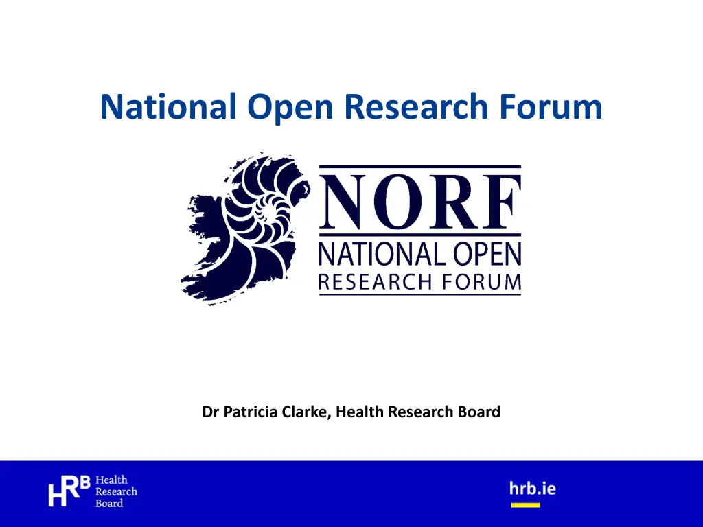 national open research forum