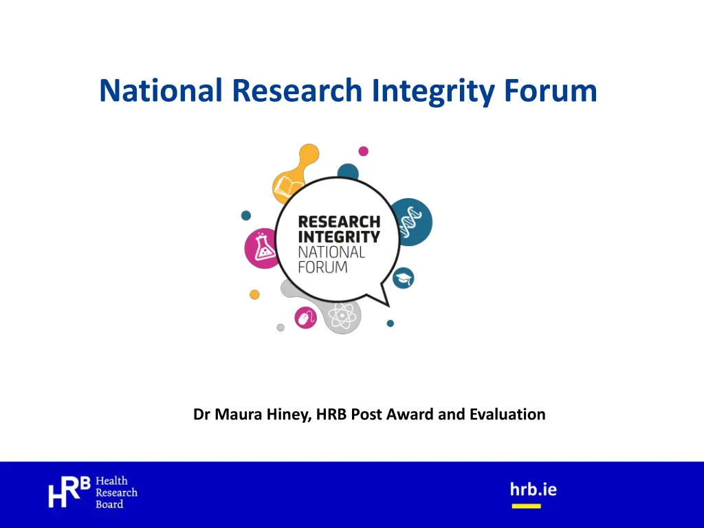 national research integrity forum