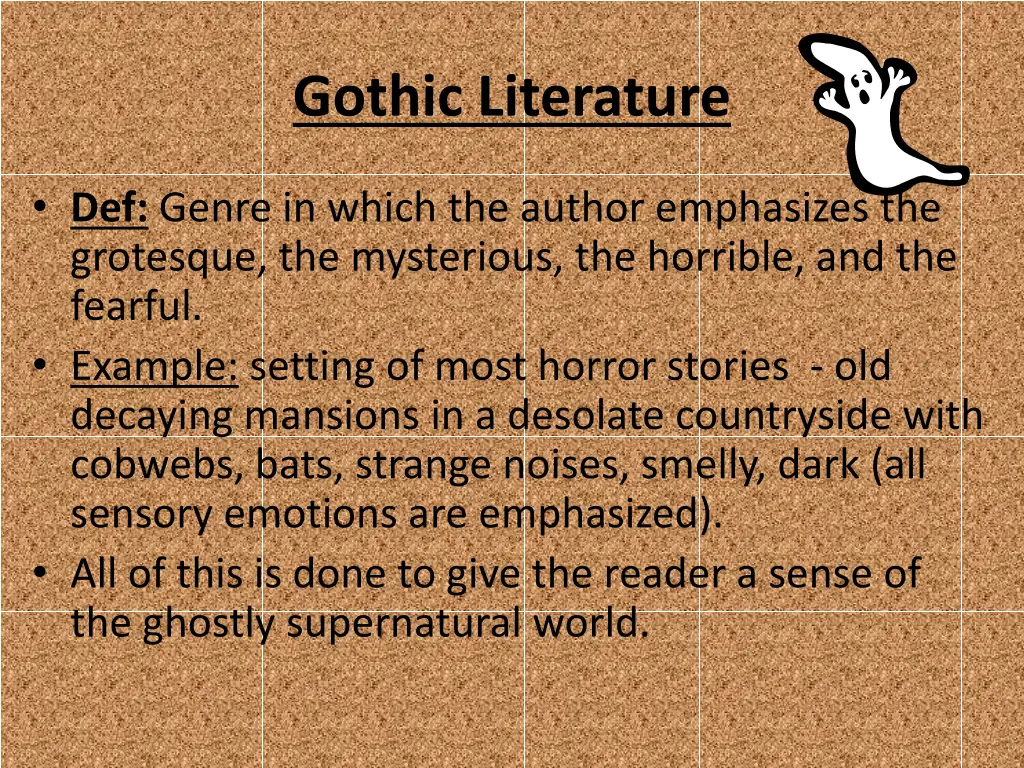 gothic literature