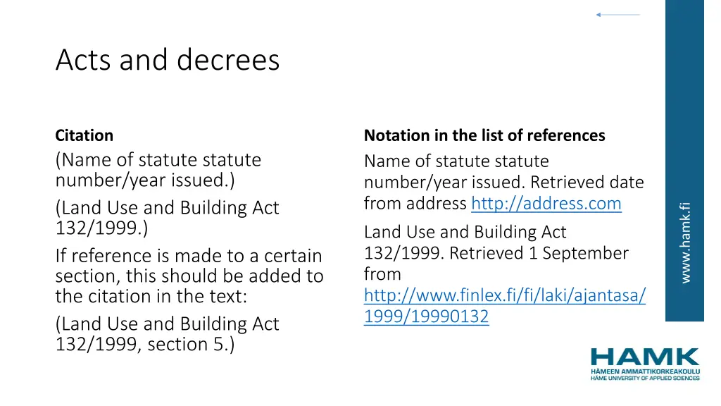 acts and decrees