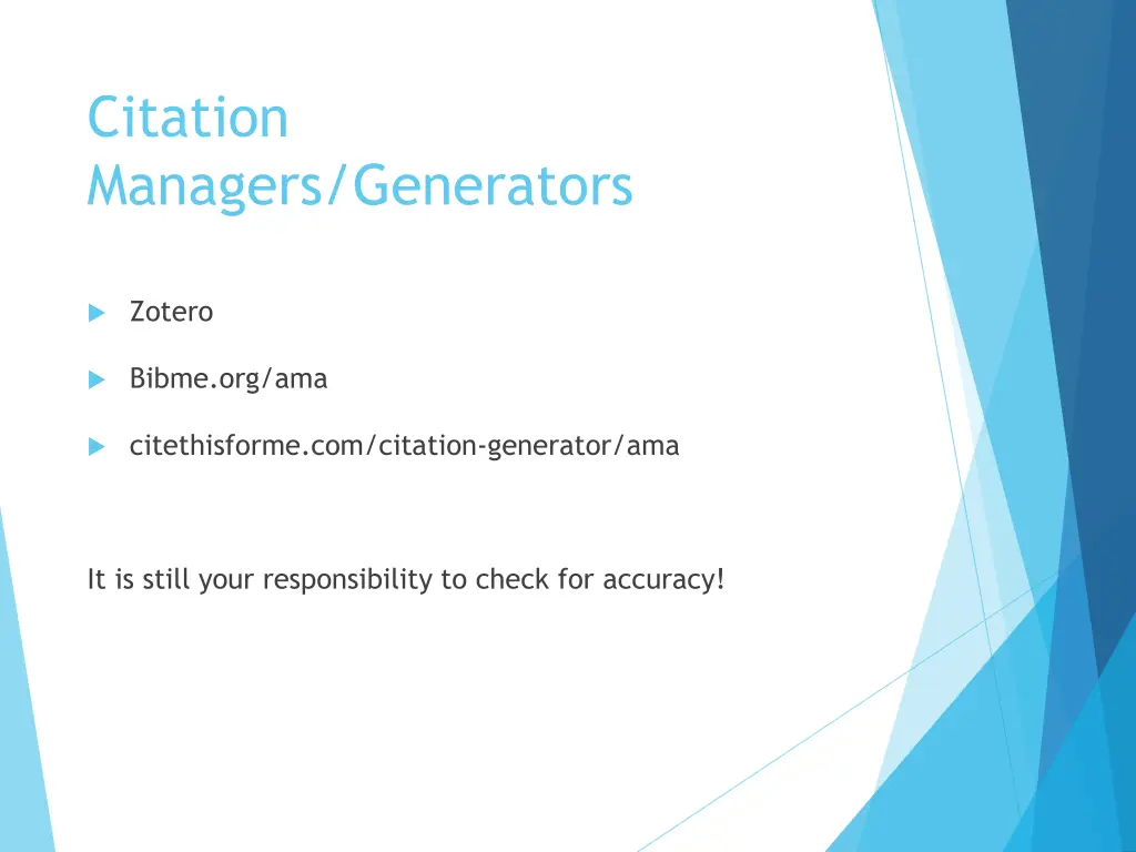 citation managers generators