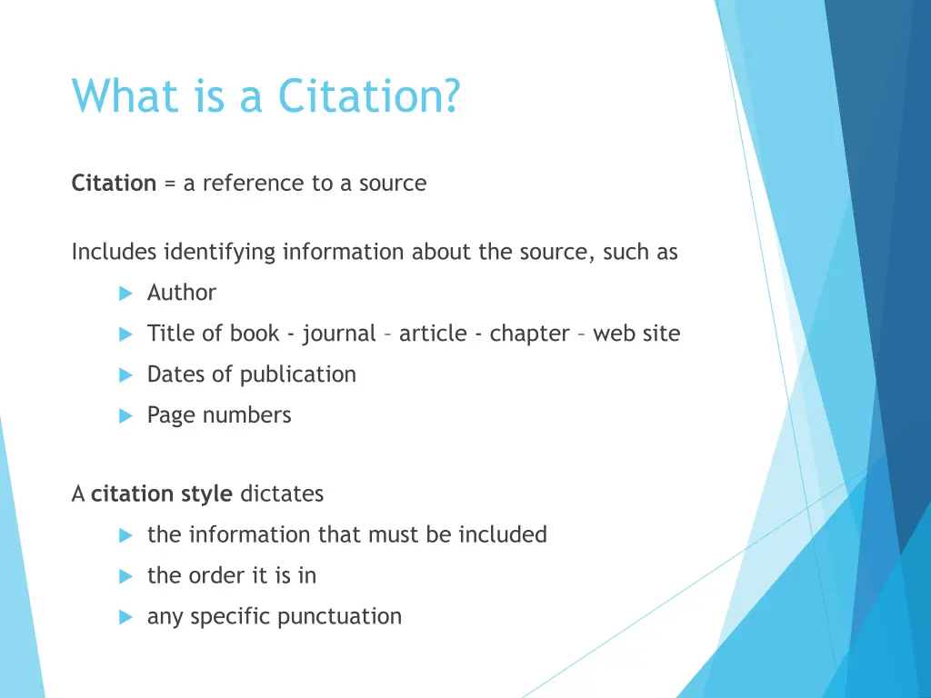 what is a citation