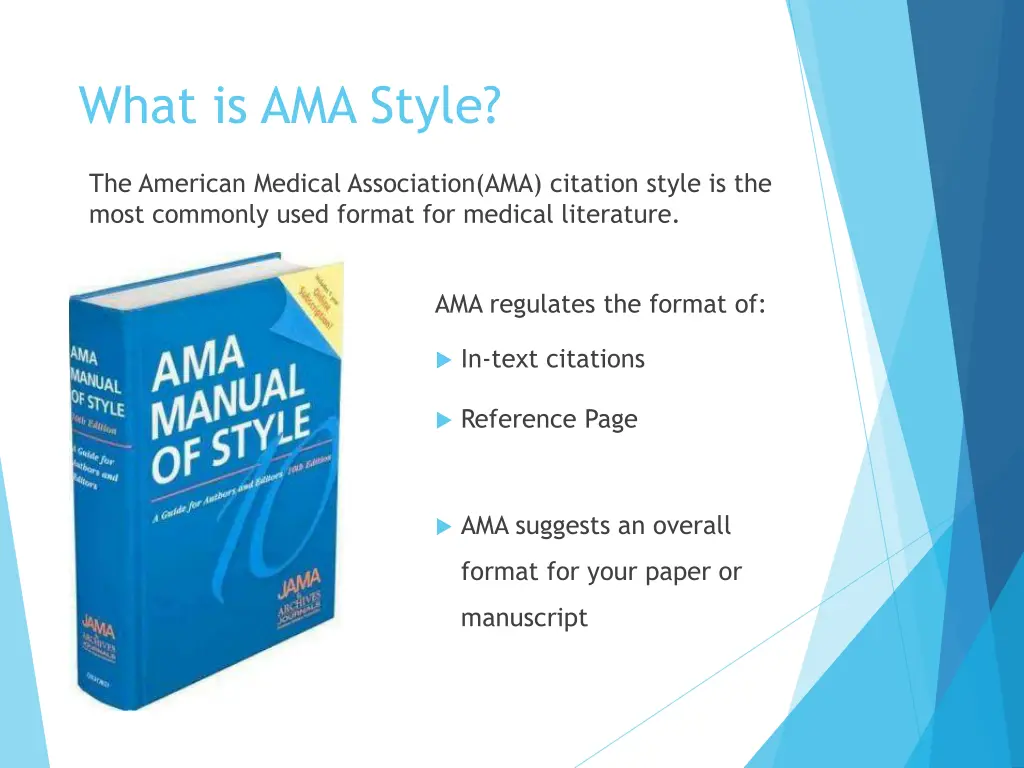 what is ama style