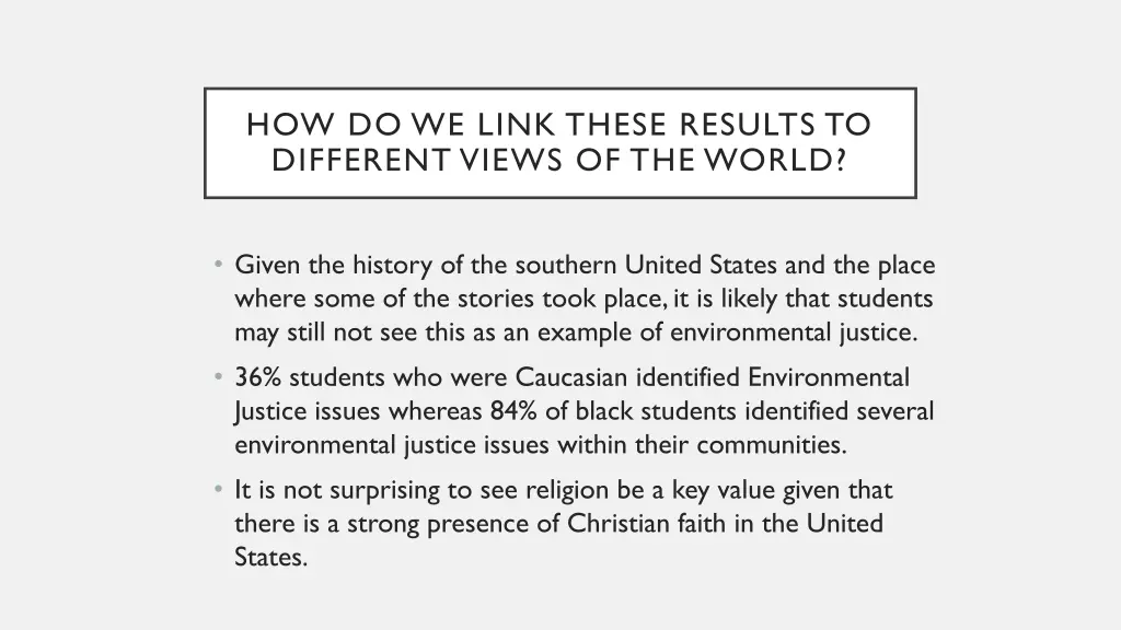 how do we link these results to different views