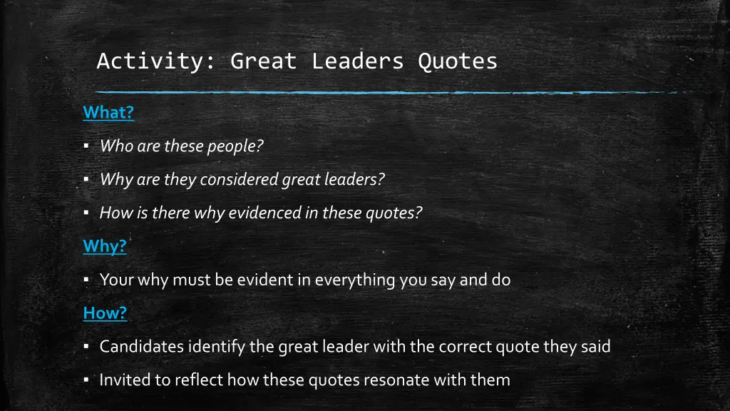 activity great leaders quotes