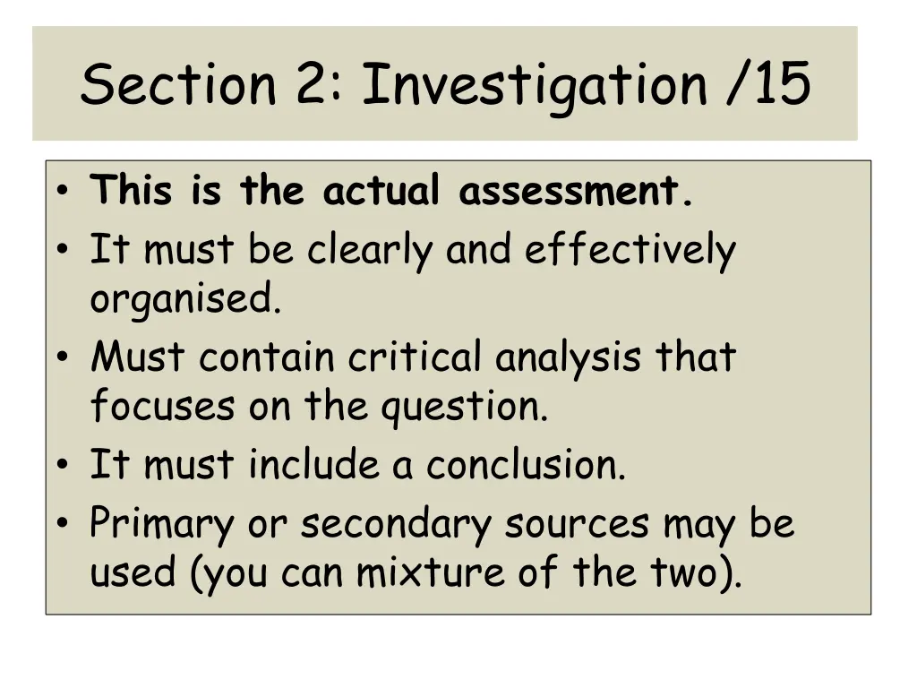 section 2 investigation 15