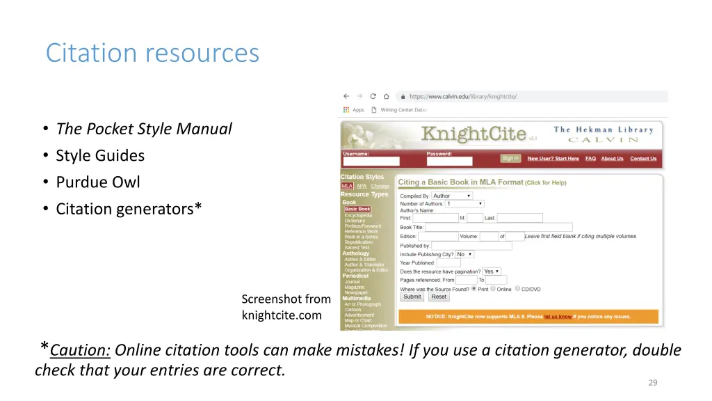 citation resources