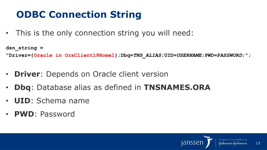 odbc connection string 1