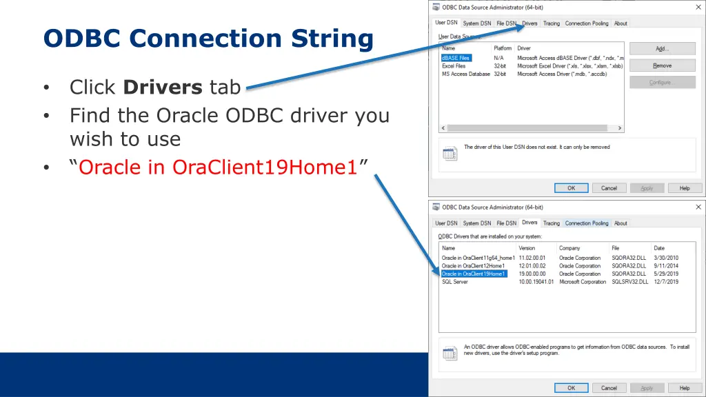 odbc connection string