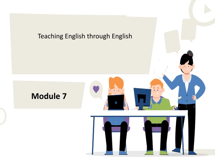 teaching english through english