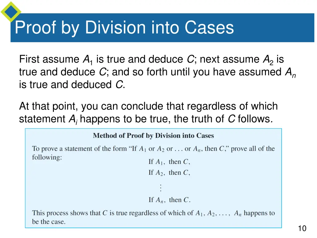 proof by division into cases