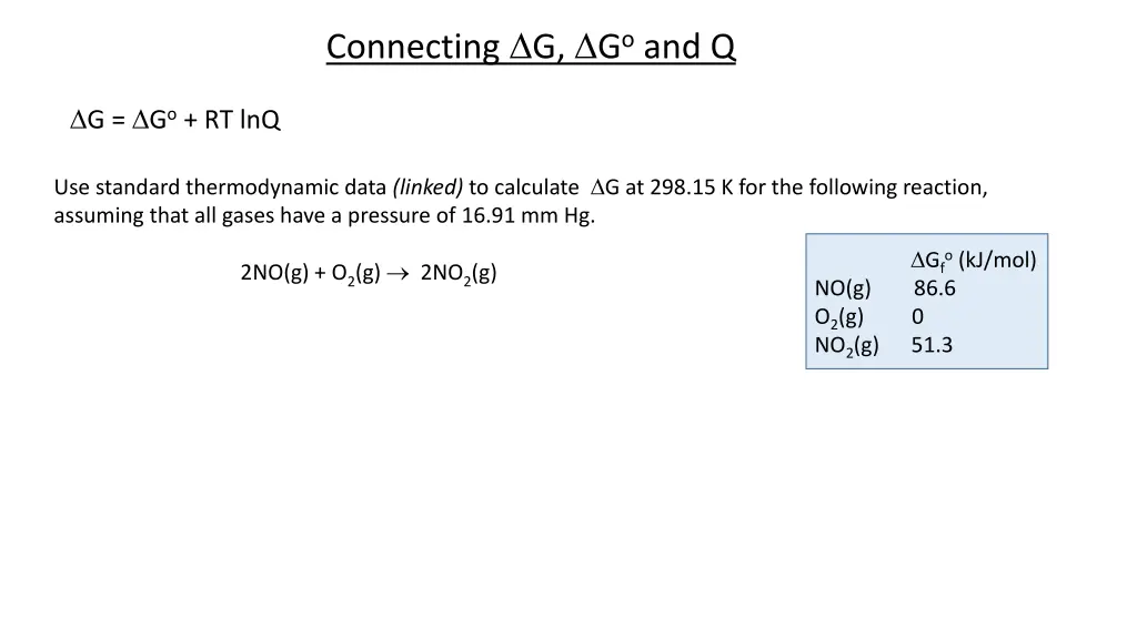 connecting g g o and q 1