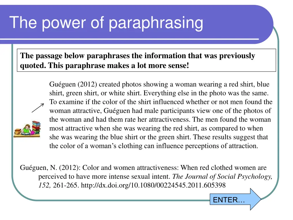 the power of paraphrasing 1